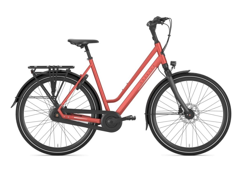 Gazelle Chamonix C8 DAMES 2024 – 57 cm, Metallic Orange Mat