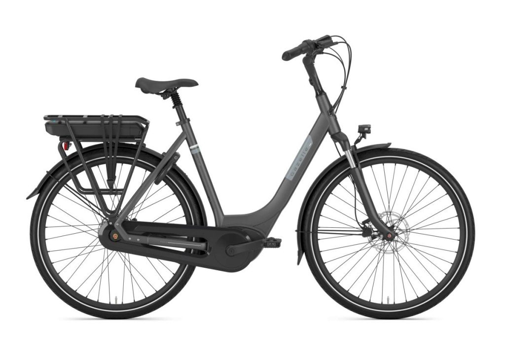 Gazelle Paris C7+ DAMES 2024 – 53 cm, Anthracite Grey Mat