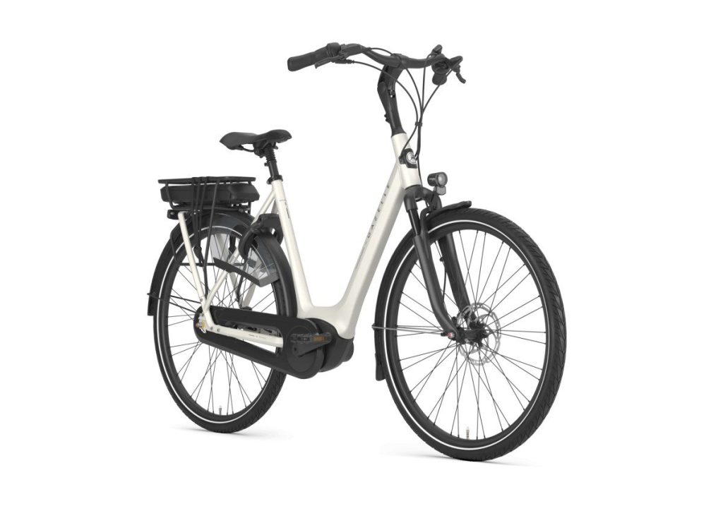 Gazelle Orange C8 DAMES 2025 – 53 cm, Ivory White Mat