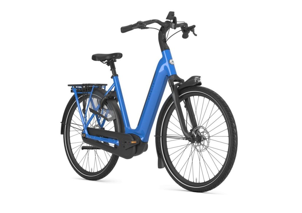 Gazelle Grenoble test e-bike DAMES 2025 – 53 cm, Tropical Blue Glans